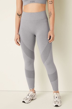 Victoria's Secret Seamless High Pásom Legging Siva | EWKQR-8021