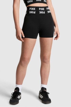 Victoria's Secret Seamless High Pásom Shorts Čierne | FCEJS-1568