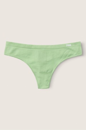 Victoria's Secret Seamless Tanga Knicker Soft Jade | VCBWA-5789