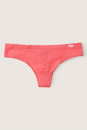 Victoria's Secret Seamless Tanga Knickers Ruzove | LDCBI-5768