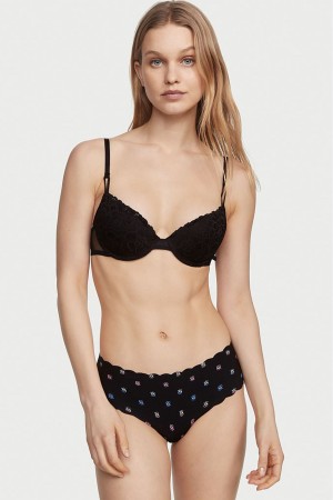 Victoria's Secret Sexy Illusions by Victorias Secret No Show Cheeky Knickers Modre | CLGVX-4289