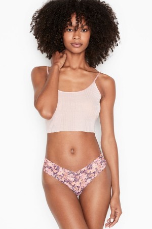 Victoria's Secret Sexy Illusions by Victorias Secret No Show Tanga Knickers Almost Nude | HSUBK-5297