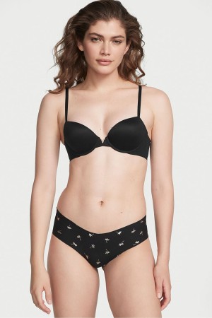 Victoria's Secret Sexy Illusions by Victorias Secret No Show Cheeky Knickers Čierne | APLKD-1489