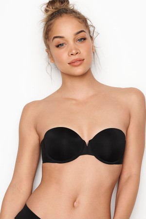 Victoria's Secret Sexy Illusions by Victorias Secret Smooth Multiway Strapless Bra Čierne | QVCUK-6874