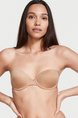 Victoria's Secret Sexy Illusions by Victorias Secret Smooth Lightly Podsite Multiway Strapless Bra Sweet Nougat Nude | GNMYI-9310