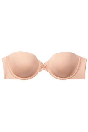 Victoria's Secret Sexy Illusions by Victorias Secret Smooth Lightly Podsite Multiway Strapless Bra Cameo Nude | ELVOP-3215