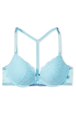 Victoria's Secret Sexy Tee Cipkovane Front Zapinanie Push Up T-Shirt Bra Čierne | LDQHV-0284