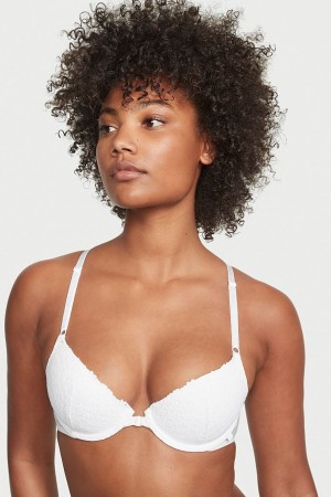 Victoria's Secret Sexy Tee Cipkovane Front Zapinanie Lightly Podsite T-Shirt Bra Čierne | HNWTK-6437