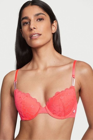 Victoria's Secret Sexy Tee Cipkovane Lightly Podsite T-Shirt Bra Koralove Oranžové | HQPMN-6172