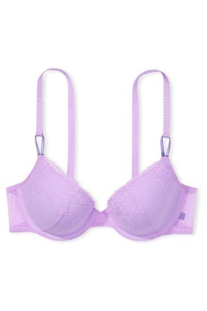 Victoria's Secret Sexy Tee Cipkovane Lightly Podsite T-Shirt Bra Čierne | ZDWYP-9403