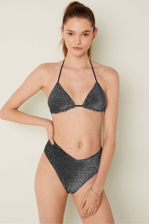 Victoria's Secret Shimmer Push Up Bikiny Top Ruzove | ZTVHB-3025