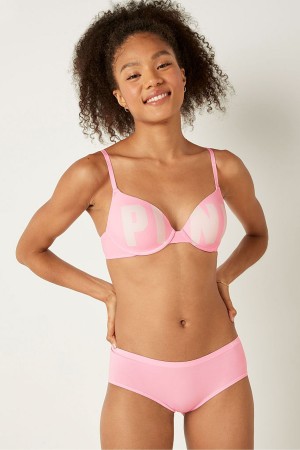 Victoria's Secret Smooth Lightly Podsite T-Shirt Bra Biele | QZSBC-6750