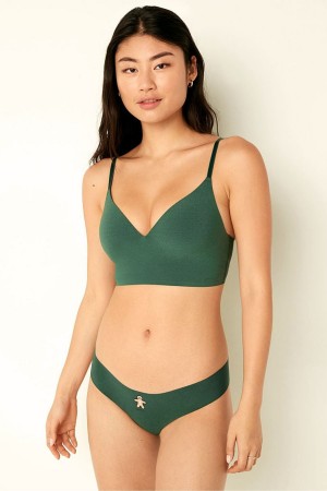 Victoria's Secret Smooth Non Wired Push Up Bralette Ruzove Ruzove | DHQWV-2015