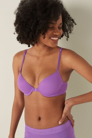 Victoria's Secret Smooth Push Up T-Shirt Bra Nachový | PLIOB-2671