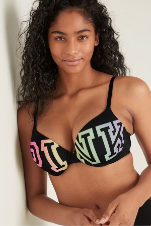 Victoria's Secret Smooth Push Up T-Shirt Bra Nachový | DUANM-9524