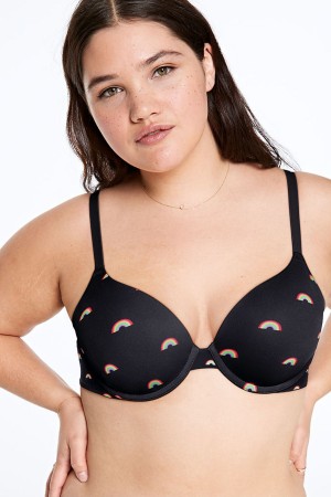 Victoria's Secret Smooth Push Up T-Shirt Bra Nachový | ECFZP-0321