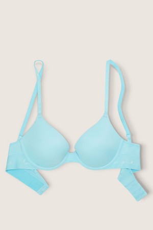 Victoria's Secret Smooth Push Up T-Shirt Bra Čierne | ZVRXN-9284