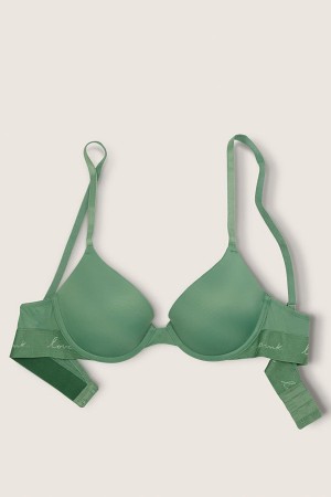 Victoria's Secret Smooth Push Up T-Shirt Bra Čierne | UNMWO-2498