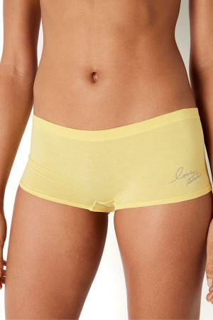 Victoria's Secret Stretch Bavlnene Bavlnene Boyshort Knicker Káva | LFCVN-2379