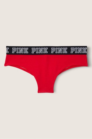 Victoria's Secret Stretch Bavlnene Logo Cheeky Knickers Siva | EFRYZ-5784