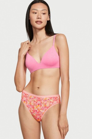 Victoria's Secret Stretch Bavlnene Stretch Bavlnene High Leg Brief Knickers Čierne | GRTIB-4152