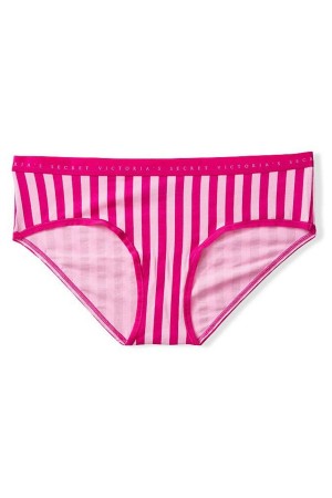 Victoria's Secret Stretch Bavlnene Stretch Bavlnene Hipster Knickers Pruhované | ZWNIG-4257