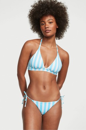 Victoria's Secret Swim Bikiny Top Modre Pruhované | LZHJS-1379