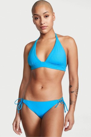 Victoria's Secret Swim Bikiny Top Čierne | URFPQ-5793