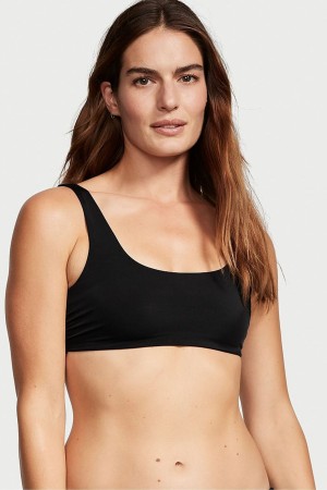 Victoria's Secret Swim Bikiny Top Čierne | PQCIT-3057