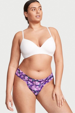 Victoria's Secret The Lacie Cipkovane Tanga Knickers Nachový | ZARHI-3504