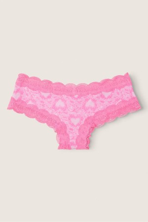 Victoria's Secret The Lacie Cipkovane Trim Cheeky Knickers Čierne | QZPRS-2075