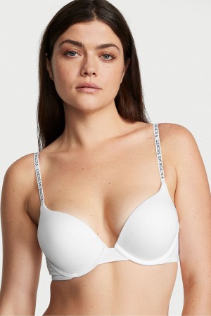 Victoria's Secret The T-Shirt Add 2 Cups T-Shirt Plunge Bra Čierne | ASXYI-5237