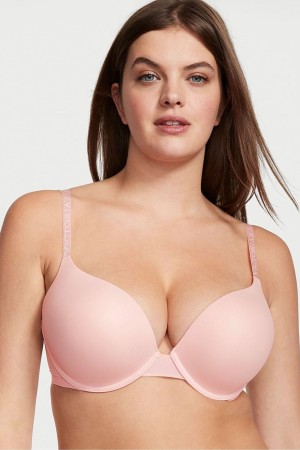 Victoria's Secret The T-Shirt Add 2 Cups T-Shirt Plunge Bra Čierne | YEPBH-2034