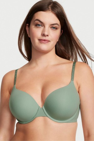 Victoria's Secret The T-Shirt Full Cup Push Up Smooth Bra Zelene | YMGEI-5871