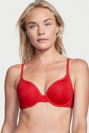 Victoria's Secret The T-Shirt Logo Remienkove Bra Červené | SQJEW-2361