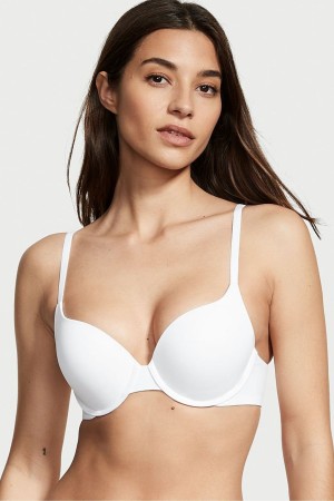 Victoria's Secret The T-Shirt Smooth Full Cup Push Up T-Shirt Bra Biele | CGQER-5170