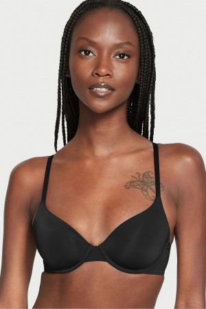 Victoria's Secret The T-Shirt Smooth Lightly Podsite T-Shirt Bra Čierne | INCQK-1352