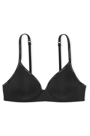 Victoria's Secret The T-Shirt Smooth Non Wired T-Shirt Bra Čierne | XDKHR-0231