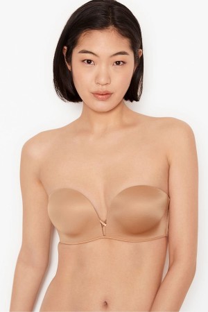 Victoria's Secret Very Sexy Add 2 Cups Smooth Multiway Strapless Bra Sweet Praline Nude | RQHTJ-8347