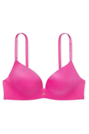 Victoria's Secret Very Sexy Smooth Non Wired Plunge Push Up Bra Čierne | UGJYK-4897