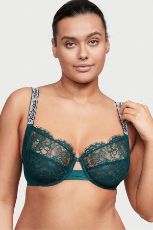 Victoria's Secret Very Sexy The Fabulous by Victoria’s Secret Full Cup Bra Čierne Zelene | MEVUS-7538