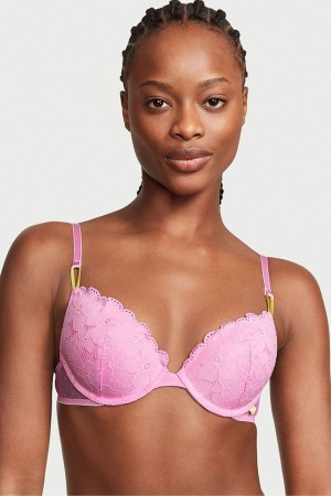 Victoria's Secret Victorias Secret Push Up Cipkovane Bra Modre | DFWNU-4169