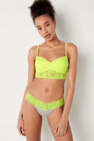 Victoria's Secret Wear Everywhere Cipkovane Wired Push Up Bralette Žlté | CXBPF-1687