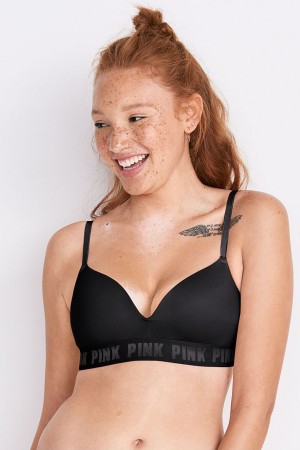 Victoria's Secret Wear Everywhere Smooth Lightly Podsite Non Wired T-Shirt Bra Béžové | PXOIE-1845