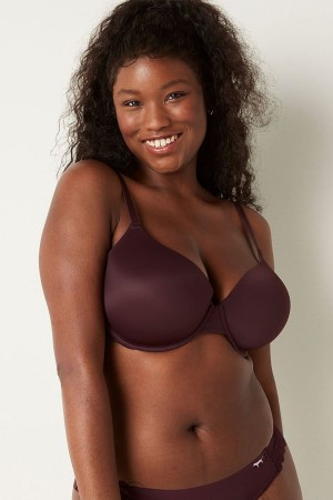 Victoria's Secret Wear Everywhere Smooth Lightly Podsite T-Shirt Bra Káva Hnede | VICXJ-5721