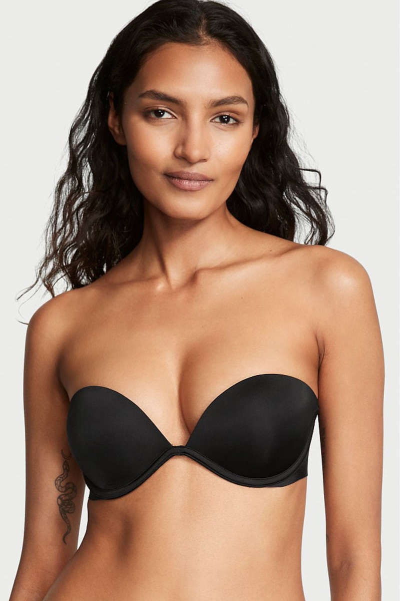 Victoria's Secret Bare Smooth Every Way Strapless Multiway Bra Čierne | OMARF-3641