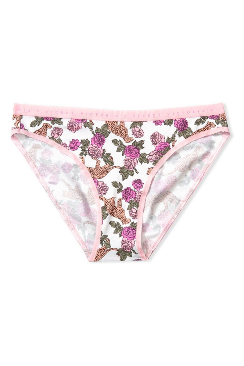 Victoria's Secret Bavlnene Bikiny Knickers Arctic Animal | MFBCX-3804