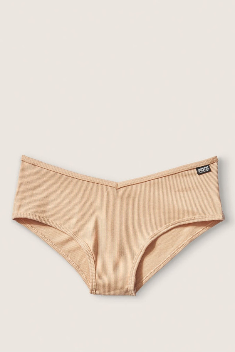 Victoria\'s Secret Bavlnene Cheeky Knickers Nachový | IJOEY-1486