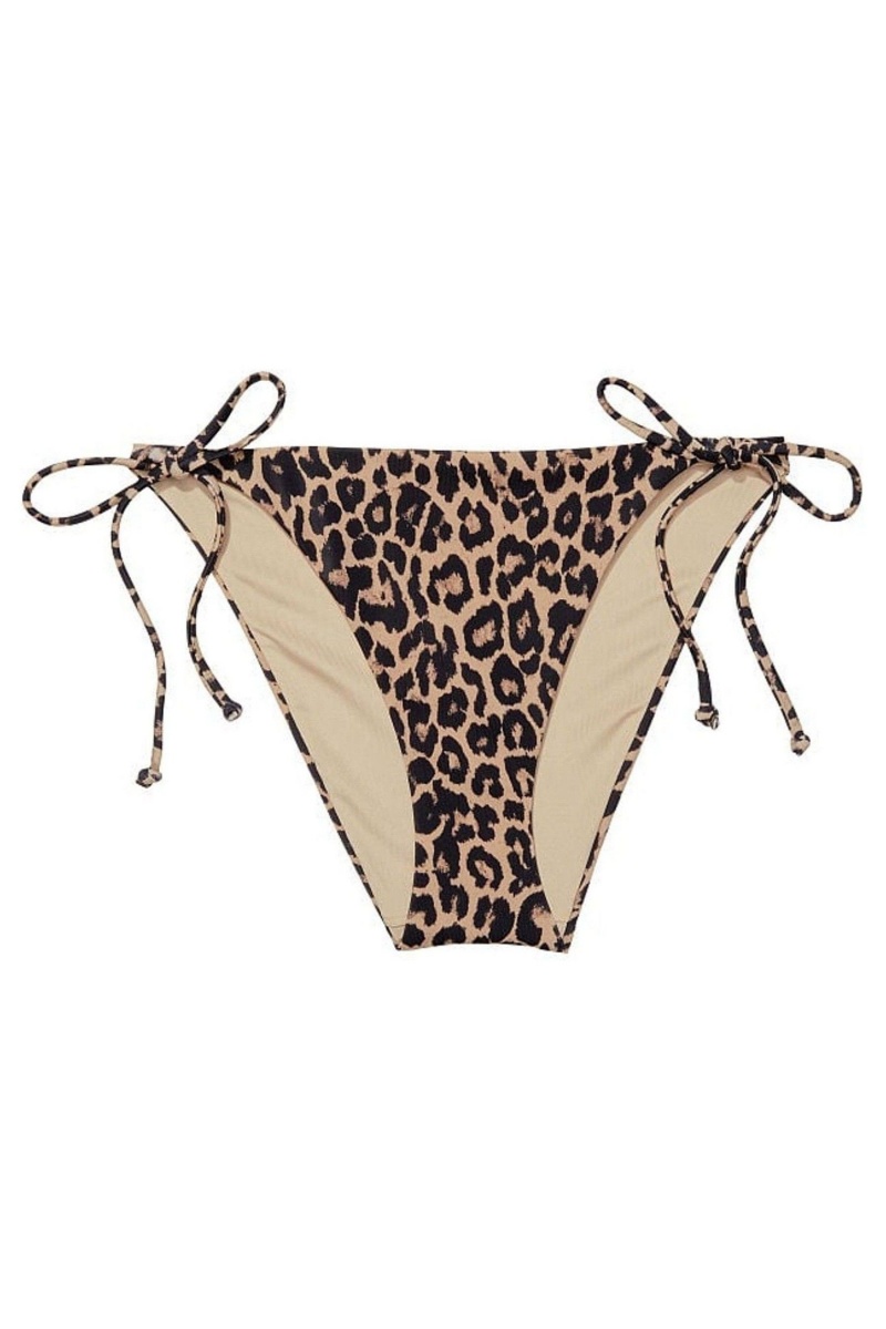 Victoria's Secret Bikiny Bottom Hnede Leopardie | IWZAR-0647