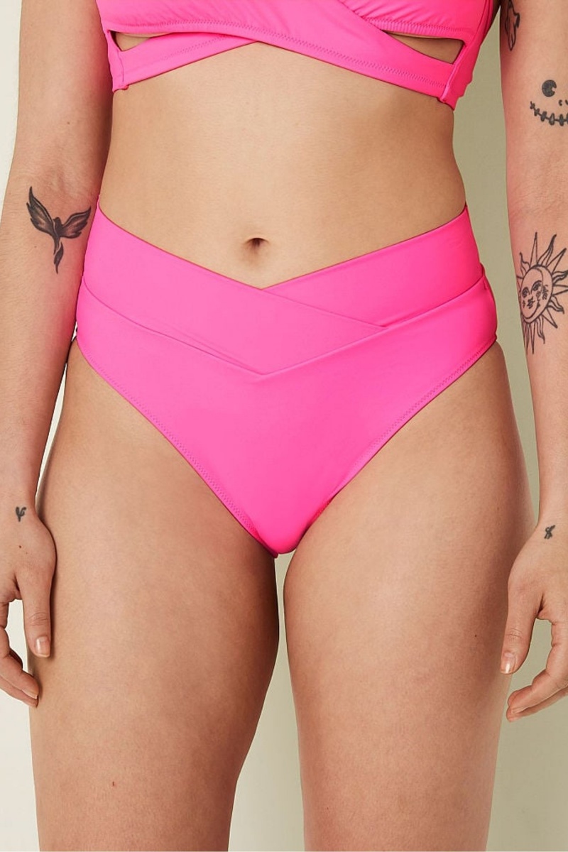 Victoria\'s Secret Bikiny Bottom Ruzove | TSZNI-1496